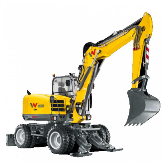 EXCAVADORA RUEDAS 11 TN